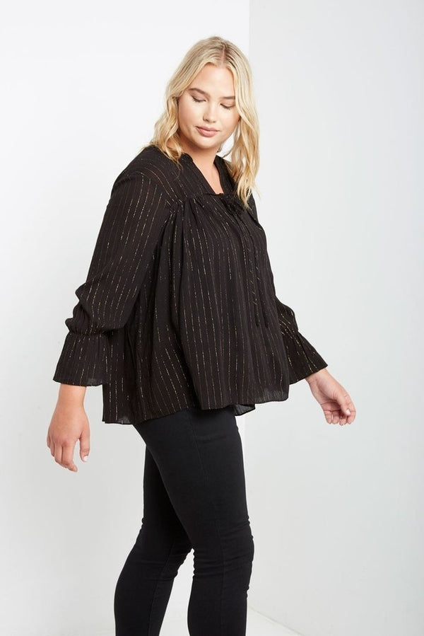 Georgina Metallic Top-Tops-Daring Diva Australia-Daring Diva Australia