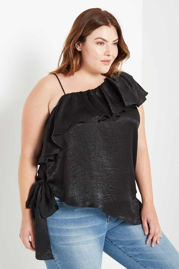Olivia Ruffle Top-Tops-Daring Diva Australia-Daring Diva Australia