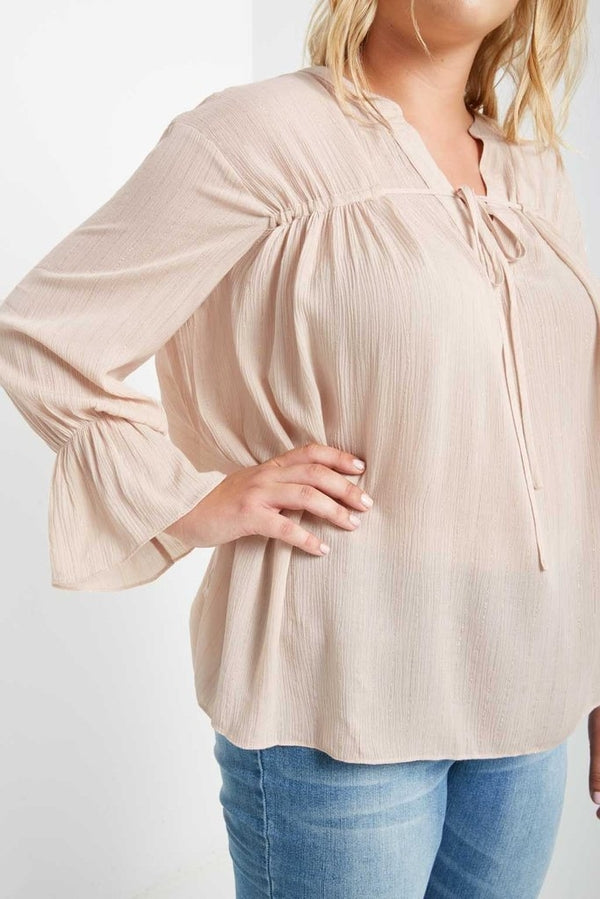 Georgina Metallic Striped Top-SOLD-SOLD-Daring Diva Australia