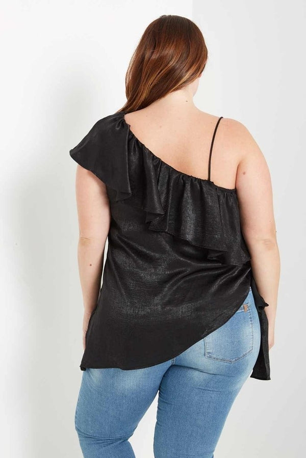 Olivia Ruffle Top-Tops-Daring Diva Australia-Daring Diva Australia