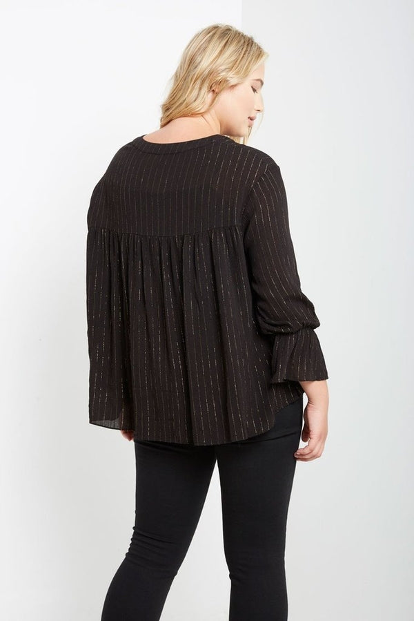 Georgina Metallic Top-Tops-Daring Diva Australia-Daring Diva Australia