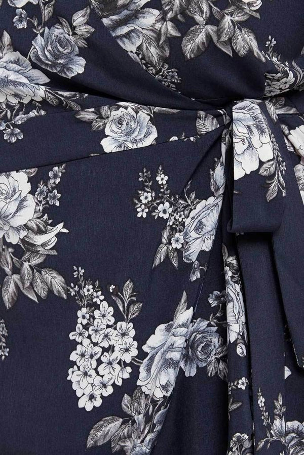 Denny Ruffle Wrap Midi Dress-SOLD-SOLD-Daring Diva Australia