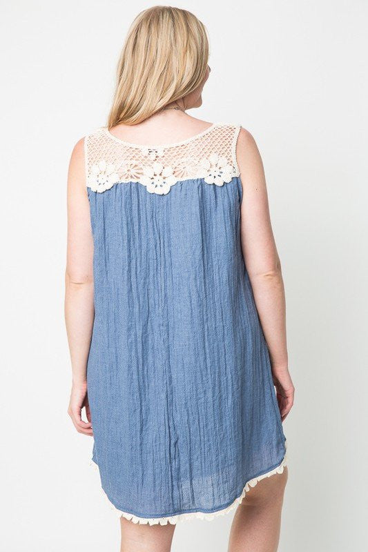 Z-Floral Crochet Dress-SOLD-SOLD-Daring Diva Australia