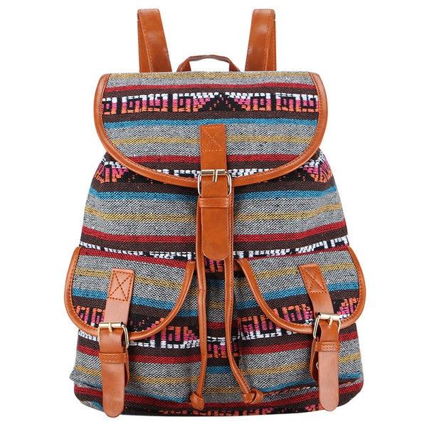 Z-Digits Canvas Backpack-SOLD-SOLD-Daring Diva Australia