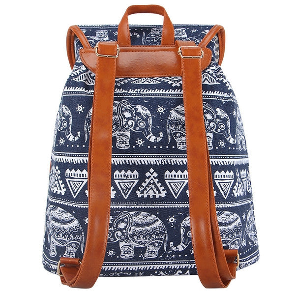 Z-Ellie Canvas Backpack Blue-SOLD-SOLD-Daring Diva Australia
