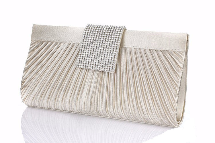 Z-Ladies Evening Crystal Clutch Champagne-SOLD-SOLD-Daring Diva Australia