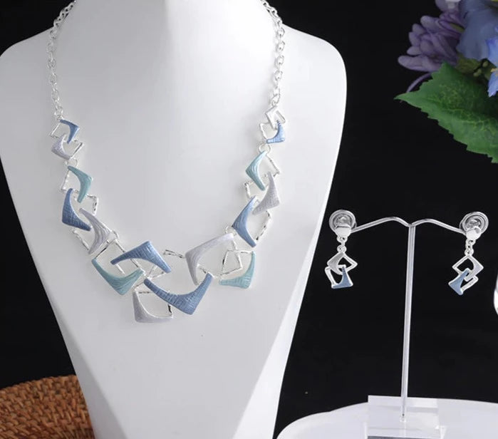 Boomerang Necklace & Earring Set