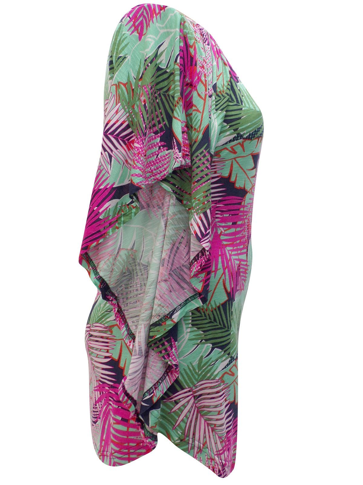 Janey Palm Print Tunic Top-SOLD-SOLD-Daring Diva Australia