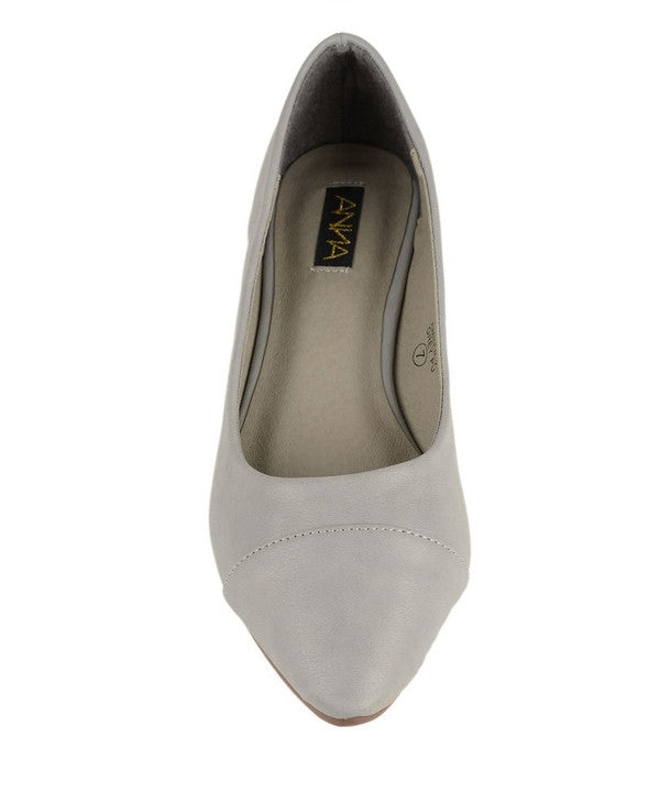 Amber Grey Ballet Flats-SOLD-SOLD-Daring Diva Australia