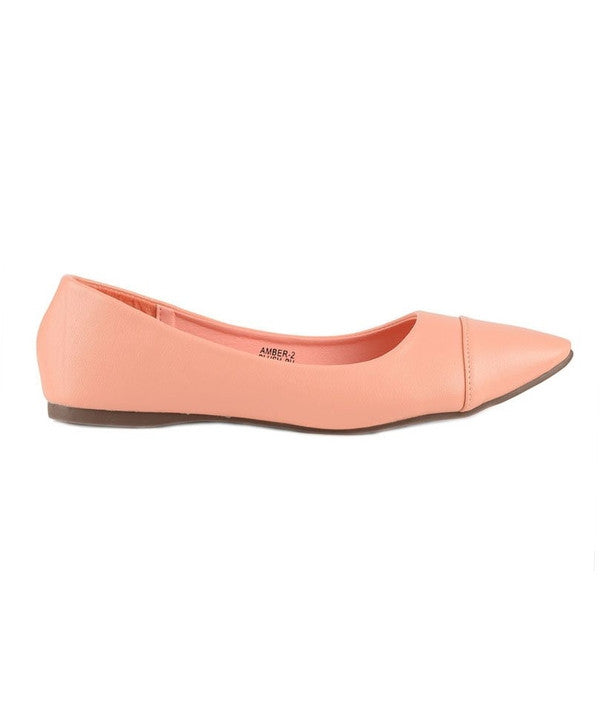 Amber Blush Ballet Flats-Shoes-WFS Shoes-Daring Diva Australia, plus size clothing, plus size fashion, plus size shoes, shoes, plus size work shoe, work shoes, plus size slide, slide shoes, wide fit slide, wide fit sandal, plus size heels, heels, high heels, heels for woman, stilettos, womens shoes, womans sandals, plus size flats, womans flats, dress shoes, womans formal shoes, pink flat shoes, pink flats,