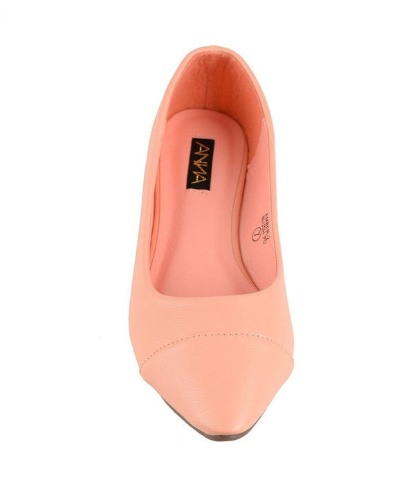 Amber Blush Ballet Flats-Shoes-WFS Shoes-Daring Diva Australia, plus size clothing, plus size fashion, plus size shoes, shoes, plus size work shoe, work shoes, plus size slide, slide shoes, wide fit slide, wide fit sandal, plus size heels, heels, high heels, heels for woman, stilettos, womens shoes, womans sandals, plus size flats, womans flats, dress shoes, womans formal shoes, pink flat shoes, pink flats,