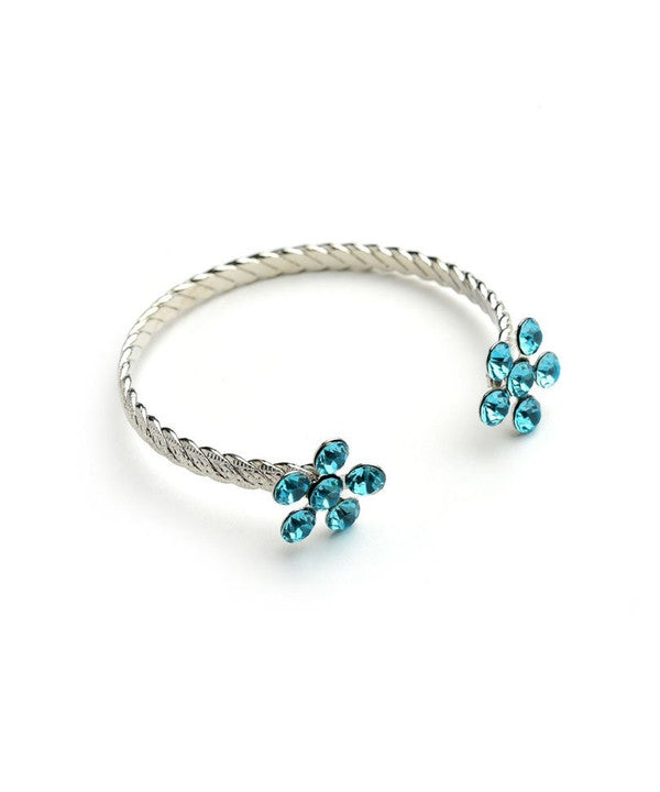 Flower Shape Cuff Bracelet-Jewellery-Jewellery-Daring Diva Australia, jewellery, jewelry, rings, earrings, necklaces, bracelet, bangles, choker, fashion jewellery, accessories, gold jewelry, silver jewellery, cheap jewellery, jewellery stores, imitation jewellery, fashion earrings, fashion rings, fashion necklace, costume jewellery, women’s jewellery, earrings for women, gold necklace for women, gold ring for women, women ring, silver necklace for women, silver ring for women, flower bracelet