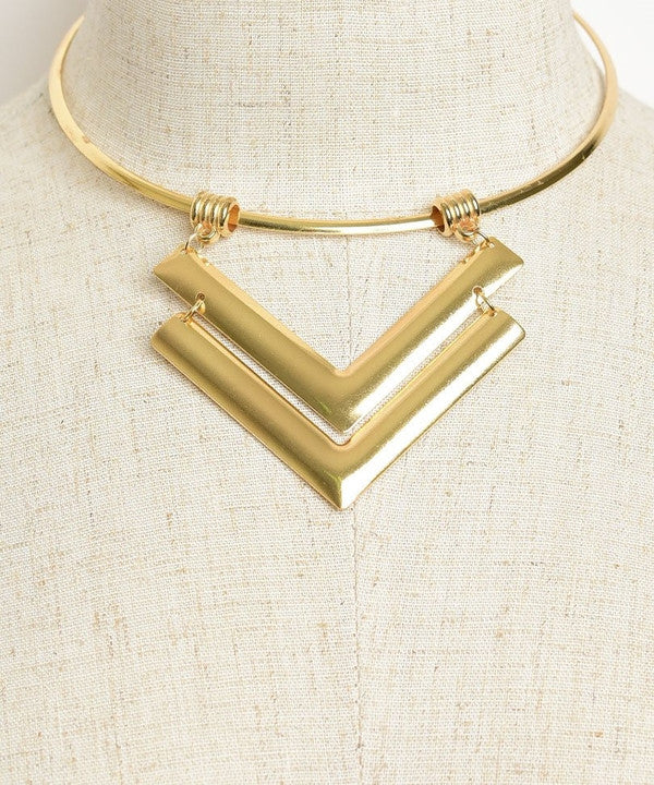 Double Arrow Choker-Jewellery-Jewellery-Daring Diva Australia, jewellery, jewelry, rings, earrings, necklaces, bracelet, bangles, choker, fashion jewellery, accessories, gold jewelry, silver jewellery, cheap jewellery, jewellery stores, imitation jewellery, fashion earrings, fashion rings, fashion necklace, costume jewellery, women’s jewellery, earrings for women, gold necklace for women, gold ring for women, women ring, silver necklace for women, silver ring for women, gold choker