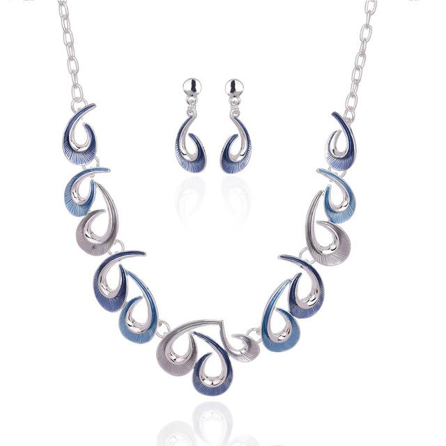 Swirls Necklace & Earring Set
