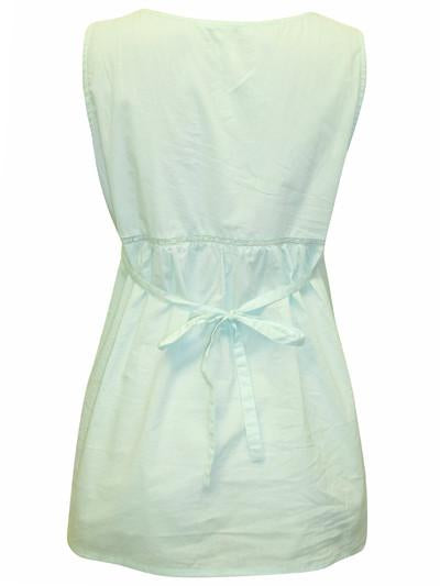 Sleeveless Pintuck Top Mint-SOLD-SOLD-Daring Diva Australia