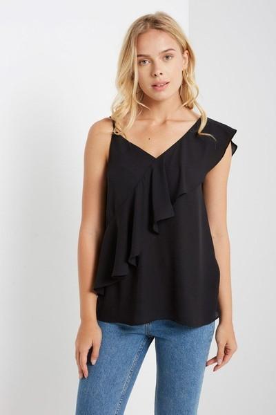 Cascading Ruffle Top-Clearance-Daring Diva Australia-Daring Diva Australia