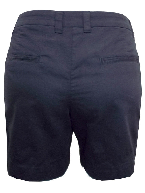 BLACK Pure Cotton Chino Shorts-SOLD-SOLD-Daring Diva Australia