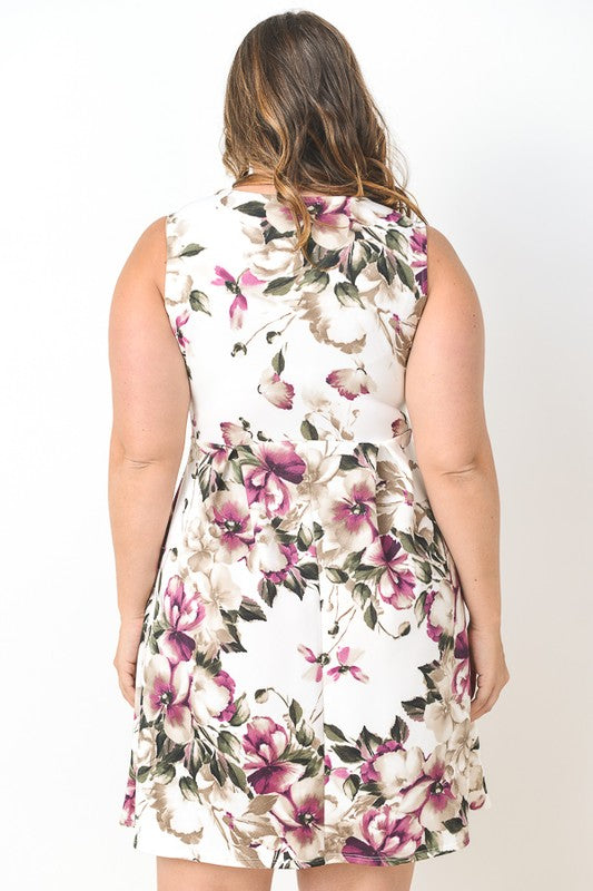 Felicity Floral Empire Dress-SOLD-SOLD-Daring Diva Australia
