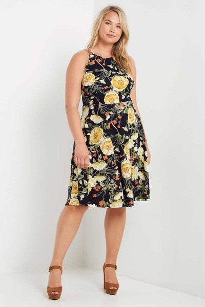 Emily Rose Floral Dress-Dresses-Daring Diva Australia-14-Daring Diva Australia