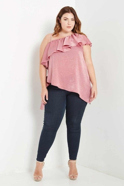 Olivia Ruffle Top-Tops-Daring Diva Australia-Daring Diva Australia