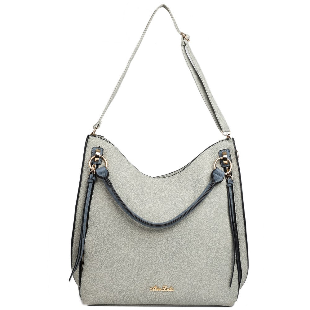 Textured Hobo Bag-Handbags-ML-Daring Diva Australia, plus size fashion, plus size clothing, plus size clothing online, plus size womens clothing, womens clothing online, womens fashion, women's bag, bags for women, womens handbag, handbags for women, leather bag, handbags, chain bag, shoulder bag, tote bags, clutches, pouches, backpacks, beach bags, bags, accessories, purses for women, ladies handbags, crossbody bags for women, womens work bag, fashion, blue hobo bag