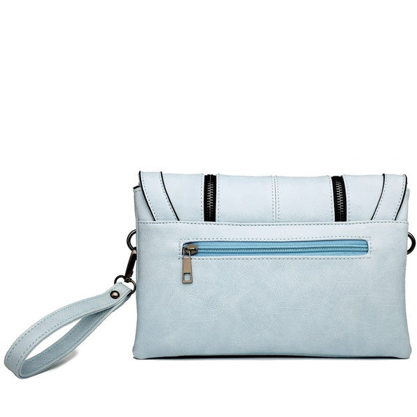 Z-TASSEL FRONT EVENING BAG BLUE-SOLD-SOLD-Daring Diva Australia