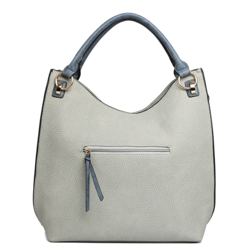 Textured Hobo Bag-Handbags-ML-Daring Diva Australia, plus size fashion, plus size clothing, plus size clothing online, plus size womens clothing, womens clothing online, womens fashion, women's bag, bags for women, womens handbag, handbags for women, leather bag, handbags, chain bag, shoulder bag, tote bags, clutches, pouches, backpacks, beach bags, bags, accessories, purses for women, ladies handbags, crossbody bags for women, womens work bag, fashion, blue hobo bag