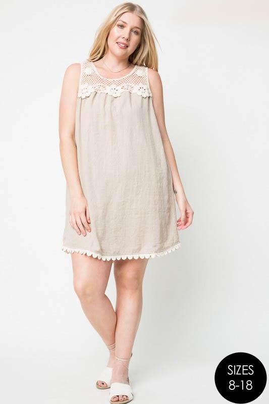 Z-Floral Crochet Dress-SOLD-SOLD-Daring Diva Australia