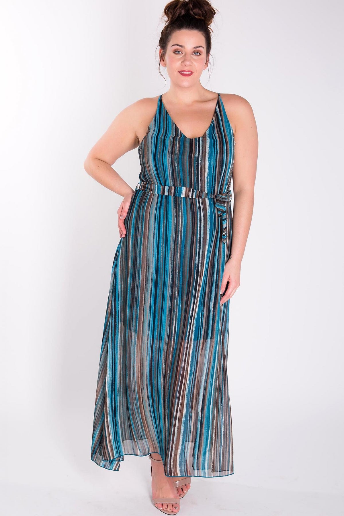 Shreya Chiffon Maxi Dress-Dresses-Daring Diva Australia-Daring Diva Australia