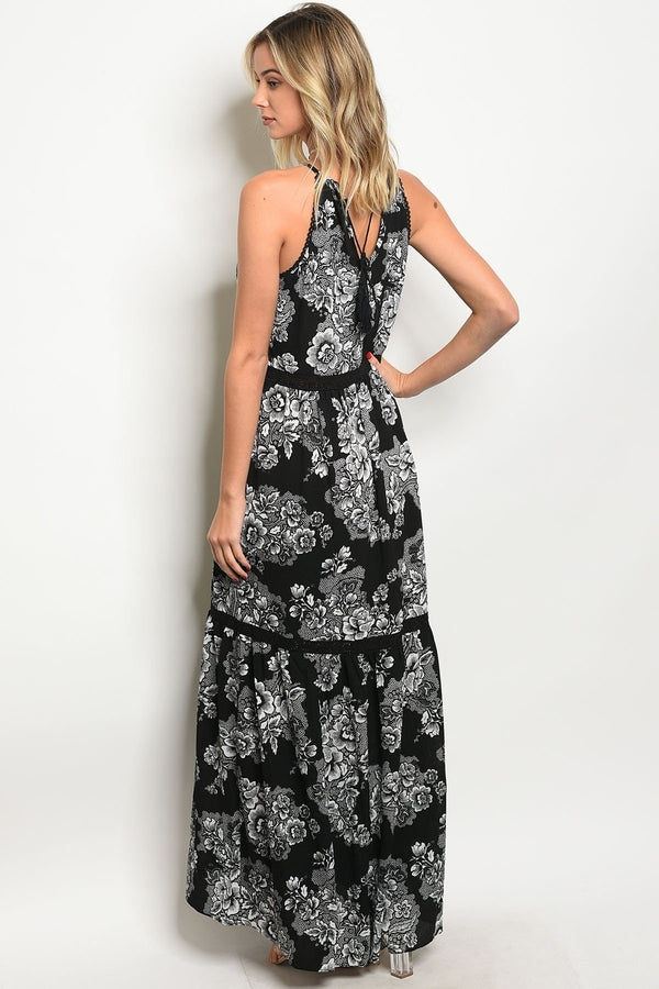 Tracey Floral Crochet Dress-Clearance-Daring Diva Australia-Daring Diva Australia