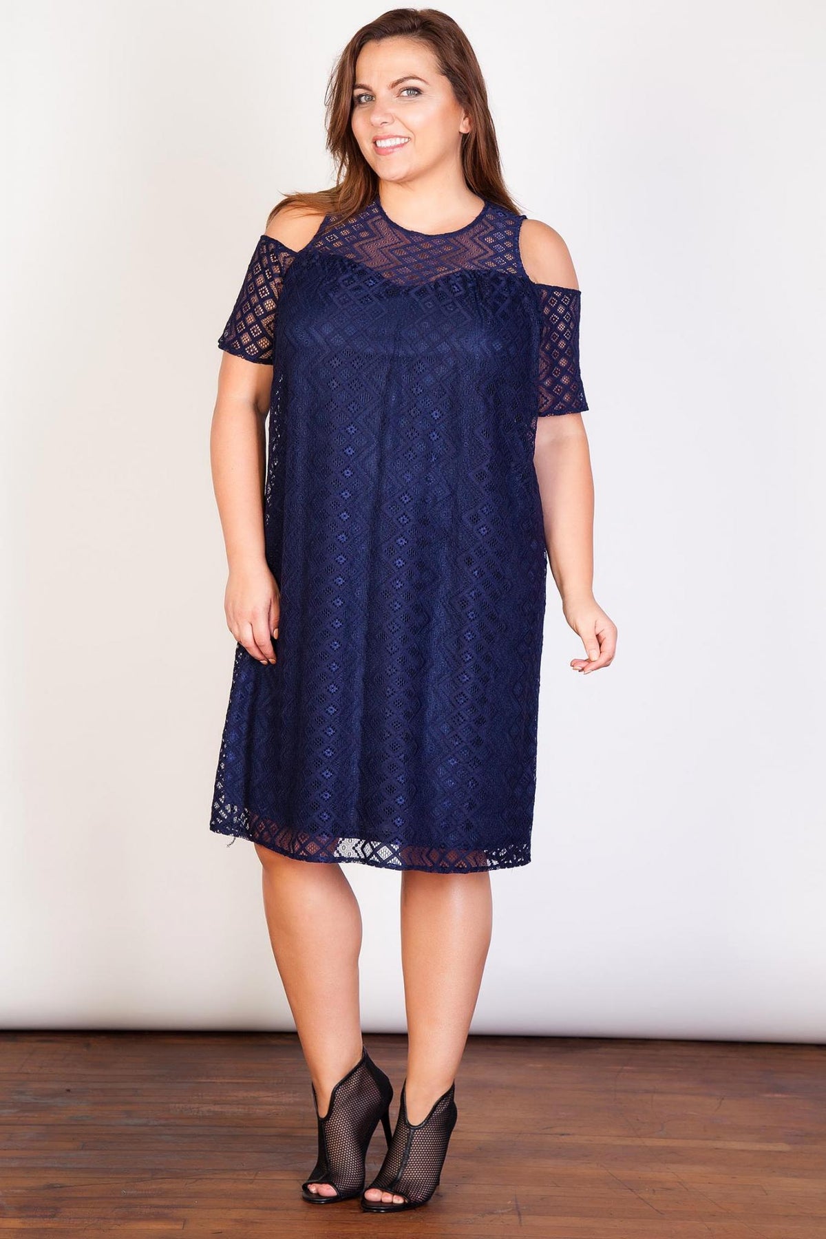 Aztec Lace Dress-Clearance-Daring Diva Australia-18/20-Daring Diva Australia