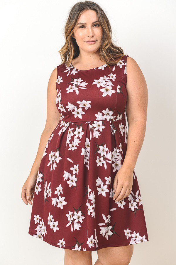 Claudia Floral Empire Dress-SOLD-SOLD-Daring Diva Australia