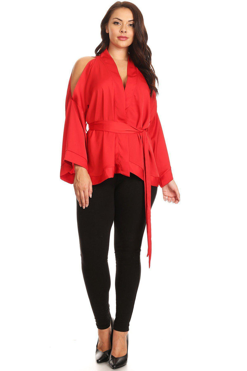 Nayisha Wrap Top-SOLD-SOLD-26/28-Daring Diva Australia