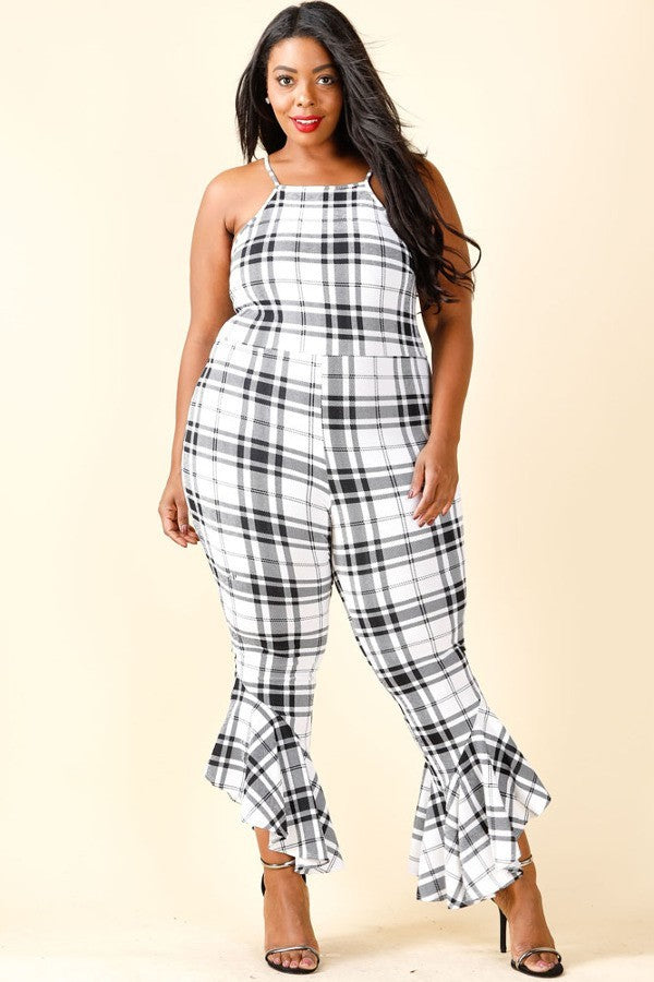 Cadence Ruffle Jumpsuit-Jumpsuits-Daring Diva Australia-Daring Diva Australia