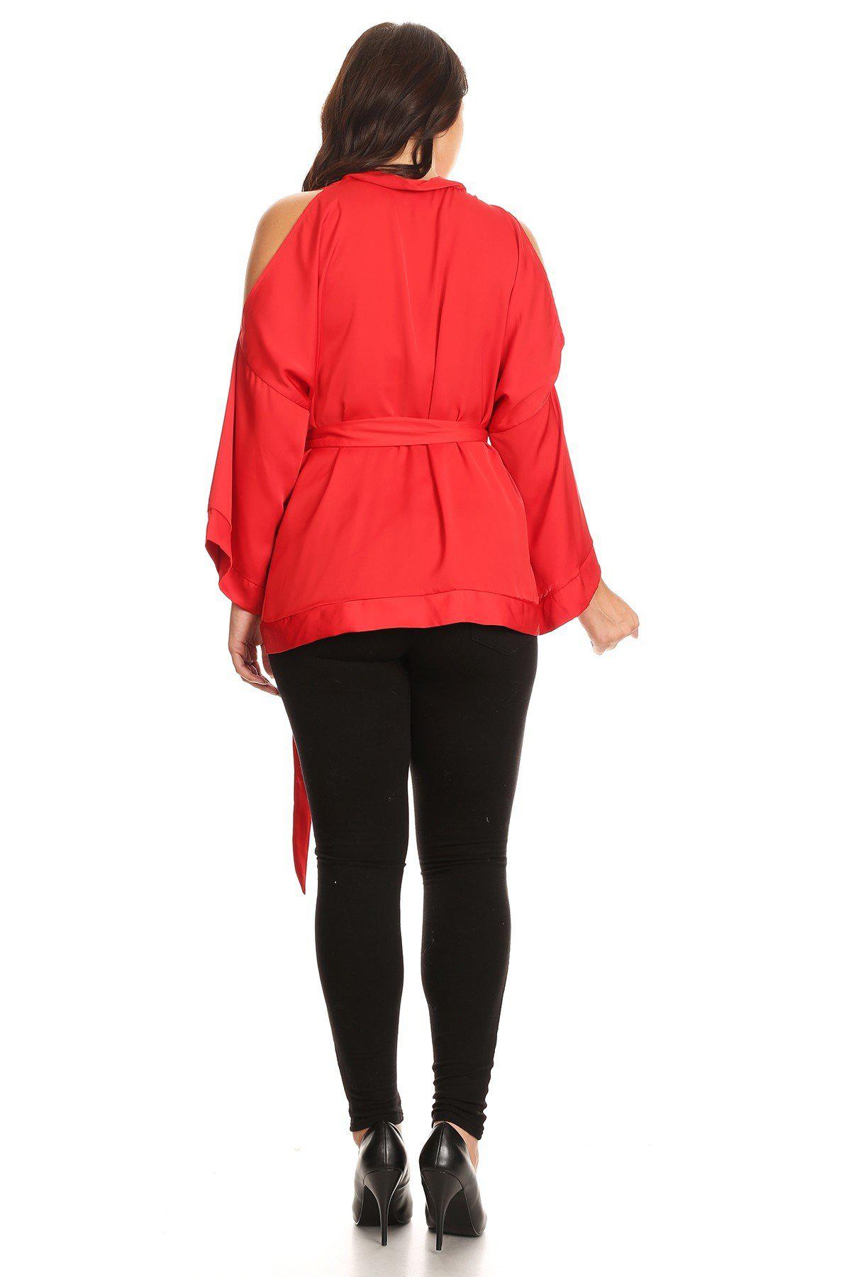 Nayisha Wrap Top-SOLD-SOLD-26/28-Daring Diva Australia