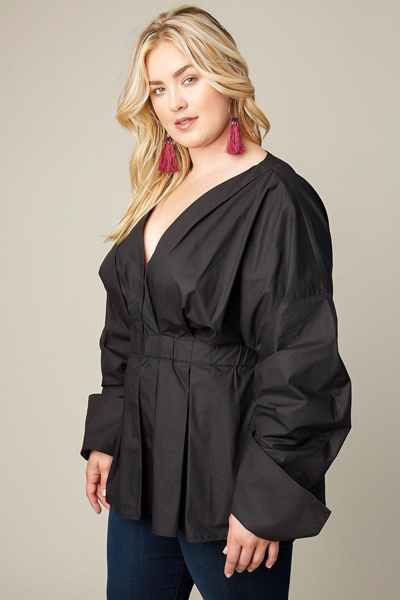 Catelya Pleated Top-Tops-HLA-Daring Diva Australia, plus size fashion, plus size clothing, plus size clothing online, plus size womens clothing, daring diva, plus size womens clothing online, plus size womens fashion, plus size womens fashion online, plus size evening top, plus size stretch top, plus size v neck top, plus size comfortable top, plus size sleeveless top, plus size top, plus size off shoulder top, plus size floral top, plus size casual top, plus size formal top, plus size office top