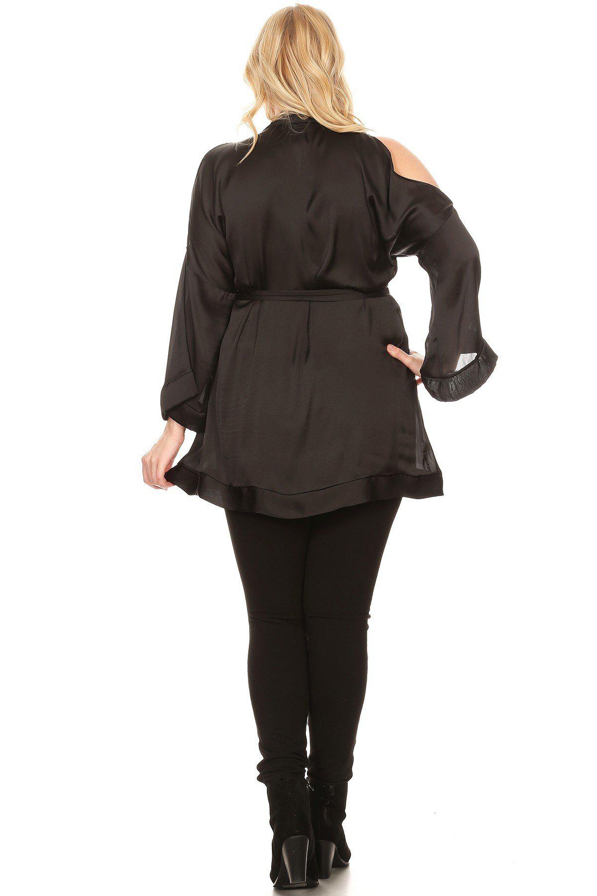 Nayisha Wrap Top-Tops-BN-Daring Diva Australia, plus size fashion, plus size clothing, plus size clothing online, plus size womens clothing, daring diva, plus size womens clothing online, plus size womens fashion, plus size womens fashion online, plus size evening top, plus size stretch top, plus size v neck top, plus size comfortable top, plus size sleeveless top, plus size top, plus size off shoulder top, plus size floral top, plus size casual top, plus size formal top, plus size office top