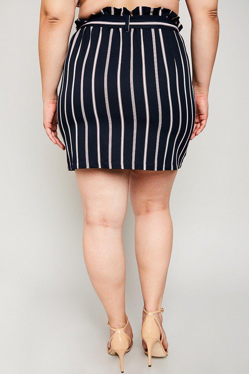 Jemima Striped Skirt-Bottoms-Daring Diva Australia-Daring Diva Australia