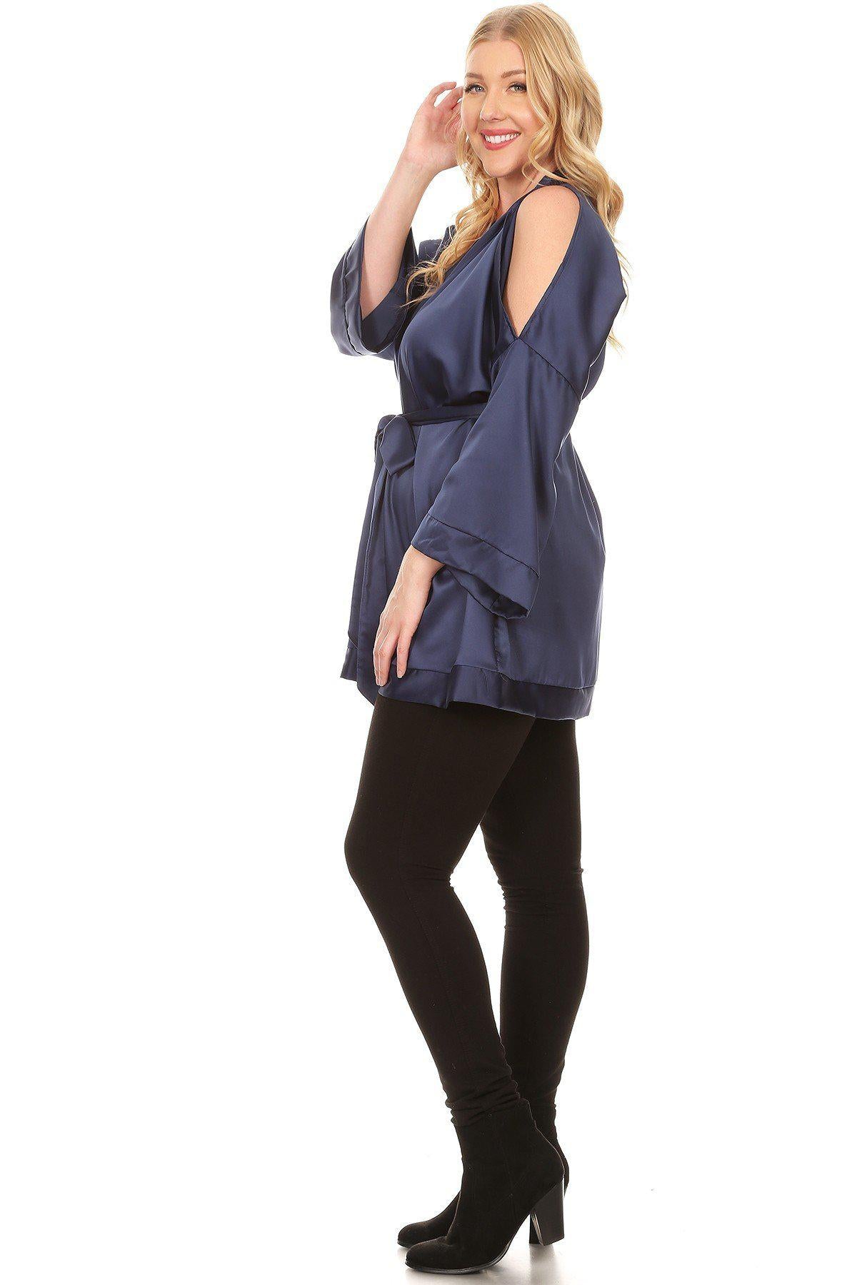 Nayisha Wrap Top-Tops-BN-Daring Diva Australia, plus size fashion, plus size clothing, plus size clothing online, plus size womens clothing, daring diva, plus size womens clothing online, plus size womens fashion, plus size womens fashion online, plus size evening top, plus size stretch top, plus size v neck top, plus size comfortable top, plus size sleeveless top, plus size top, plus size off shoulder top, plus size floral top, plus size casual top, plus size formal top, plus size office top