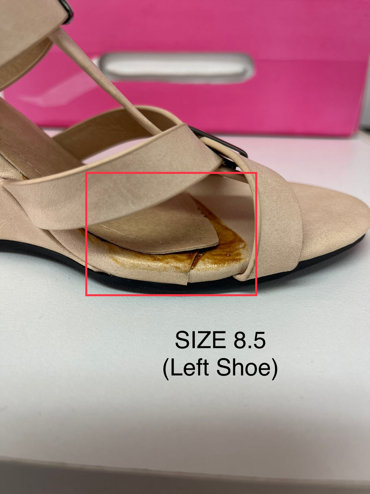 Prevail Beige Wedges Faulty