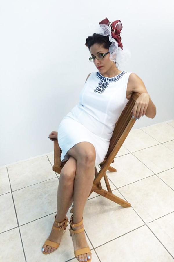 Sleeveless Jewel Embellished Shift Dress-SOLD-SOLD-Daring Diva Australia