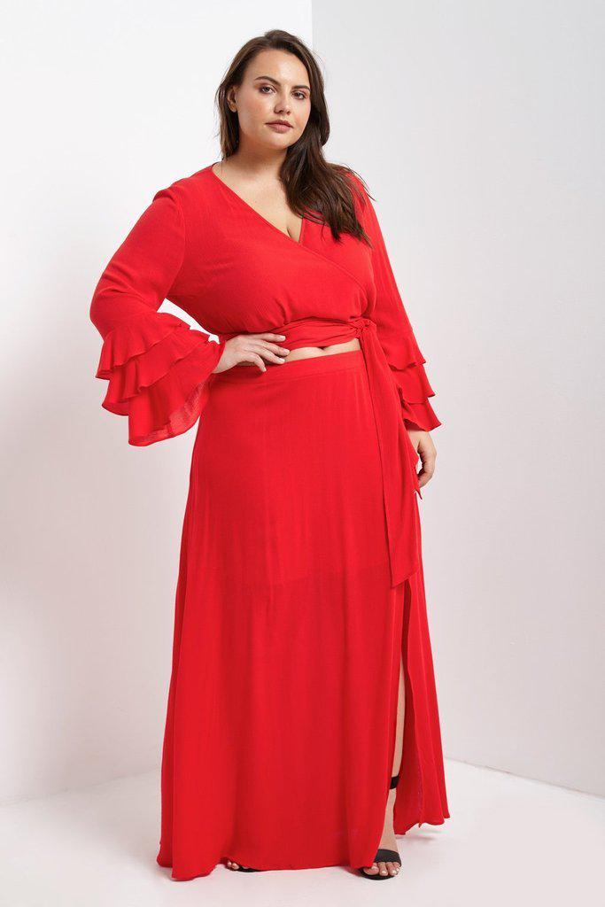 Rihanna Ruffle Top-SOLD-SOLD-Daring Diva Australia