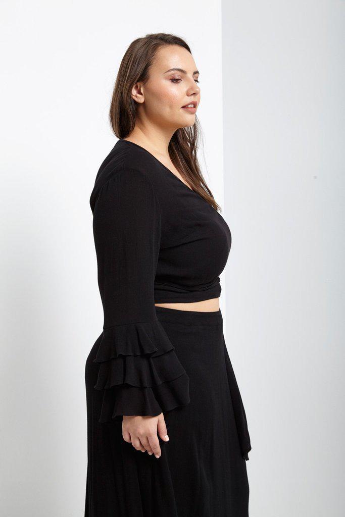 Rihanna Ruffle Top-SOLD-SOLD-Daring Diva Australia