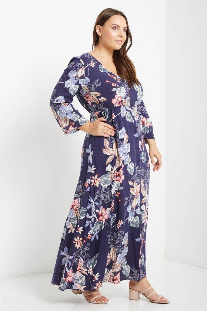Seleena Button Down Maxi Dress-SOLD-SOLD-Daring Diva Australia