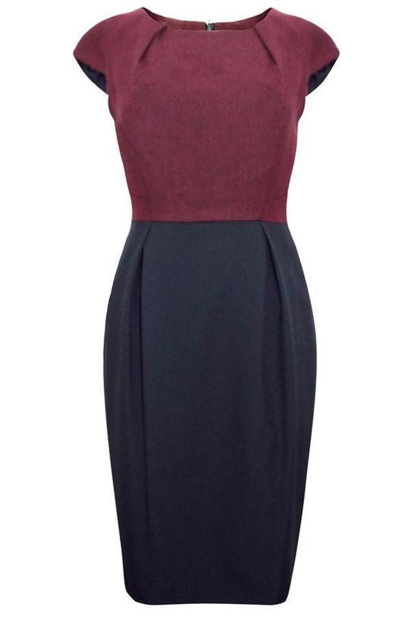 Nam & Co Twin Pleat Shift Dress-Clearance-Daring Diva Australia-Daring Diva Australia