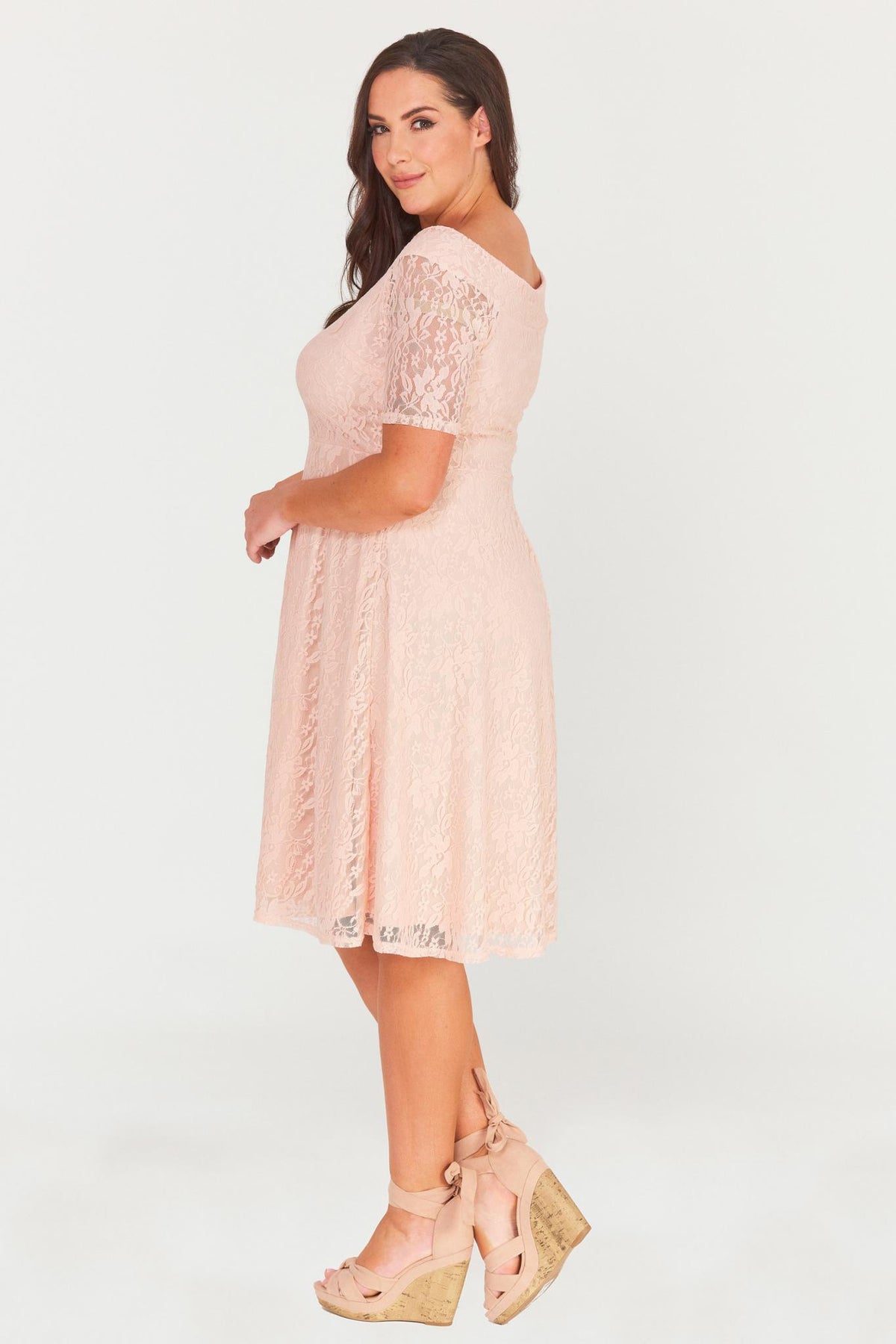 Madalyn Lace Midi Dress-Dresses-Daring Diva Australia-Daring Diva Australia