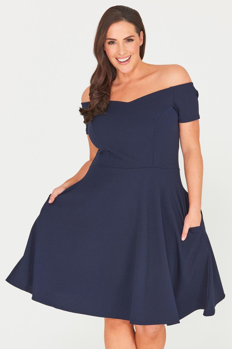 Kailyn Floral Fit & Flare Dress-SOLD-SOLD-Daring Diva Australia