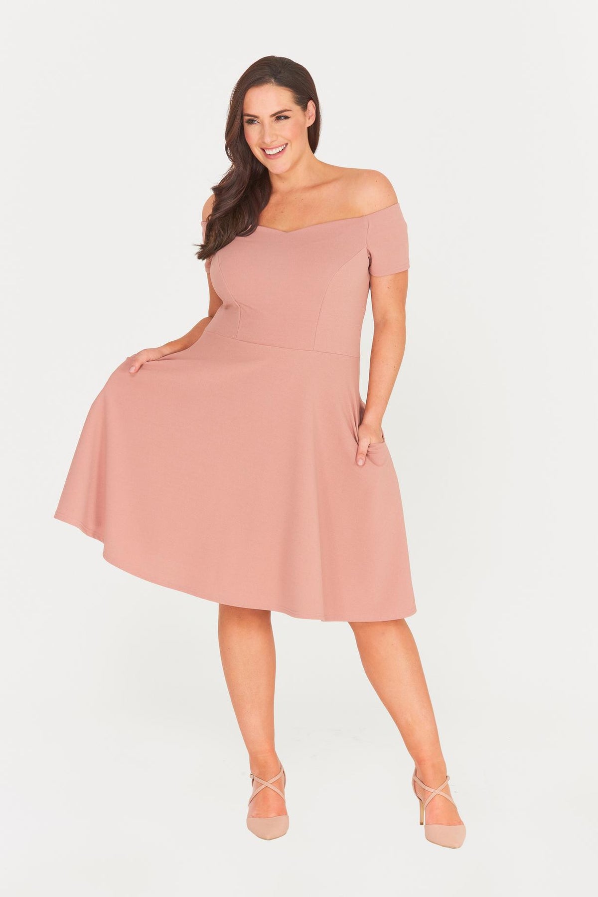 Kailyn Fit & Flare Dress-Dresses-Daring Diva Australia-Daring Diva Australia
