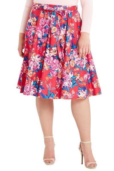 Walk In Garden Skirt-Bottoms-MT-Daring Diva Australia, plus size fashion, plus size clothing, plus size clothing online, plus size womens clothing, daring diva, daring diva australia, plus size womens clothing online, plus size womens fashion, plus size womens fashion online, plus size skirt, plus size summer skirt, plus size tiered skirt, plus size midi skirt, plus size skater skirt, plus size floral skirt, plus size office skirt, plus size formal skirt, plus size casual skirt, plus size pull on skirt
