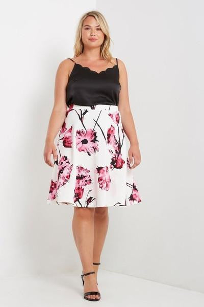 Z-Victoria Splash Midi Skirt-SOLD-SOLD-Daring Diva Australia